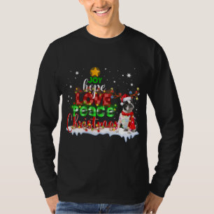 Camiseta Franco Buldogue Papais noeis Reindeer Figurume Nat