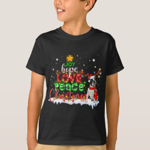 Camiseta Franco Buldogue Papais noeis Reindeer Figurume Nat
