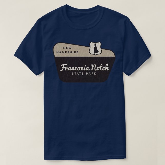Camiseta Franconia Notch State Park New Hampshire Welcome S (Frente do Design)
