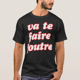 Camiseta Francophile French Swearing Design