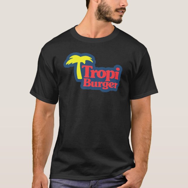 Camiseta Franela de Tropi Hamburguer - t-shirt do (Frente)