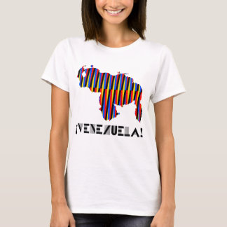 CAMISETA FRANELA VENEZUELA MAPA CRUZ DIEZ