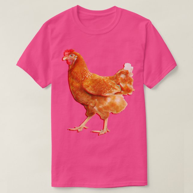 Camiseta Frango 3D (Frente do Design)