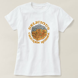 Camiseta Frango Alcorma Comida Índia Delicioso Cuisine