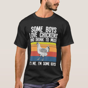 Camiseta Frango - Alguns Meninos Amam Frangos