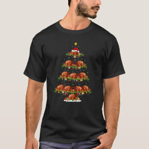 Camiseta Frango Assado Xmas Papai Noel Frango Assado Natal