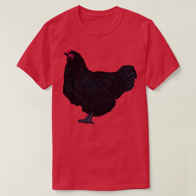 Camiseta Frango Australorp (Frente do Design)