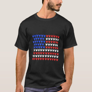 Camiseta Frango Bandeira Americana Frangos Fazenda Agricult