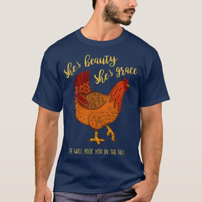 Camiseta Frango Canta Bela Canta Graça Grita Seu Rosto (Frente)