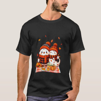 Camiseta Frango com Boo Halloween Dia de Ação de Graças Out