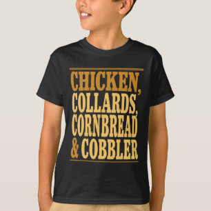 Camiseta Frango Couve-flor Broa de Milho E Cobbler _2