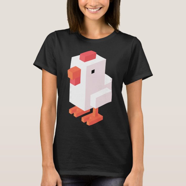 Camiseta Frango Crossy Road Clic  (Frente)