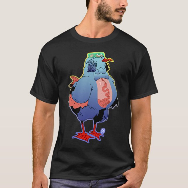 Camiseta Frango de águas profundas (Frente)