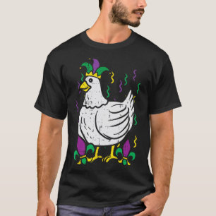 Camiseta Frango de Carnaval Roupa Divertida Agricultura Hom