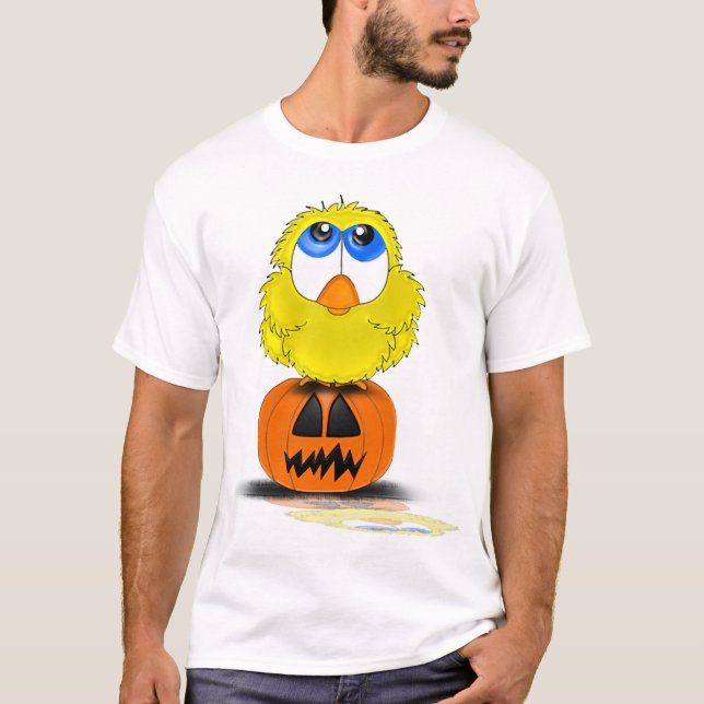 Camiseta Frango de Halloween (Frente)