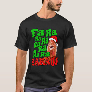 Camiseta Frango de Natal Caroling Fa Ra Ra Feia Natal Feio