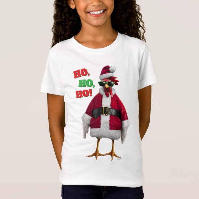 Camiseta Frango de Papai Noel (Frente)