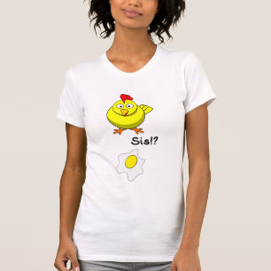 Camiseta Frango Descobre Ovo Frito