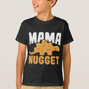 Camiseta Frango Dinossauro Mãe Nugget Mulheres Dino Nugget