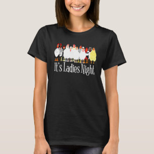 Camiseta Frango É a Noite das Senhoras Galinhas de Fazenda