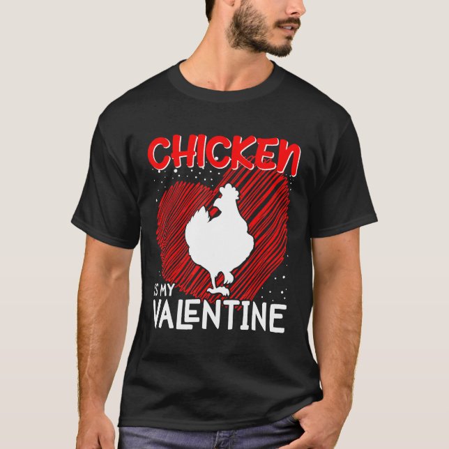 Camiseta Frango É Meu Namorado Zookeeper de Animais (Frente)