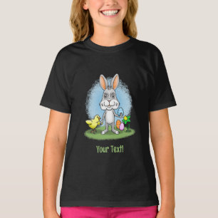 Camiseta Frango e o coelho de Páscoa