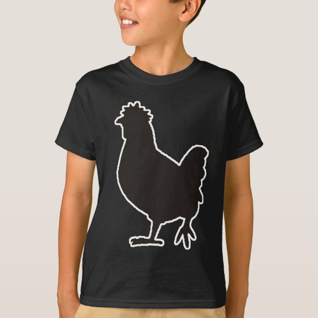 Camiseta frango é o novo preto (Frente)