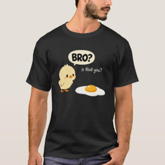 Camiseta Frango é Você, Irmão, Frango Engraçado Ovo Irmão é