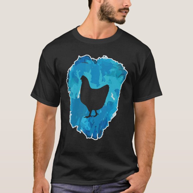 Camiseta Frango Em Um Bloco De Gelo Para a Eternidade (Frente)