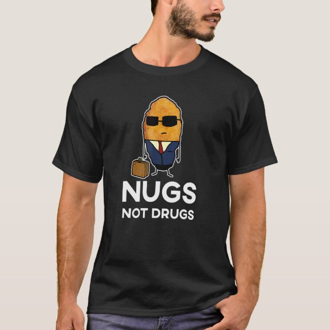 Camiseta Frango Empreendedor   Nuggets Não Drogas (Frente)