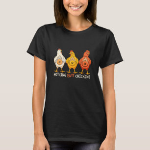 Camiseta Frango Engraçado Bunda Engraçado Adulto Frango