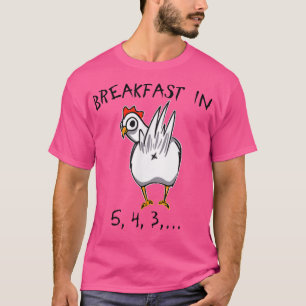 Camiseta Frango Engraçado Chicken Bumbum