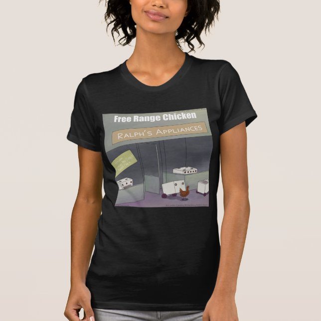Camiseta Frango Engraçado de Criação Solta Rick London (Frente)
