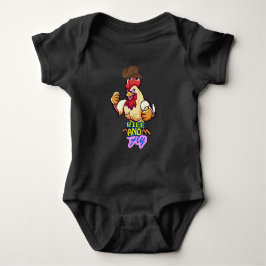 Camiseta "Frango Engraçado Levanta e Voa”
