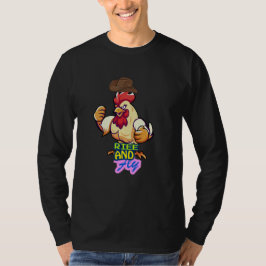 Camiseta "Frango Engraçado Levanta e Voa”