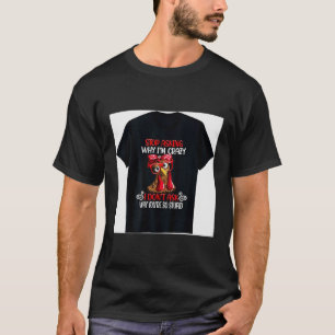 Camiseta Frango Engraçado Para de Perguntar Por Que Eu Gali