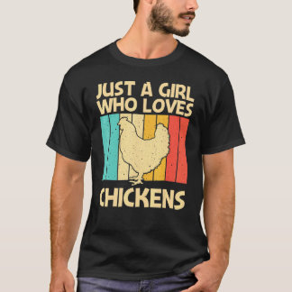 Camiseta Frango Engraçado Para Meninas Mãe Criadora de Fran