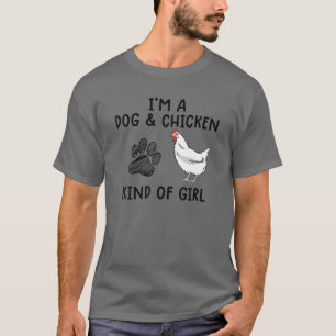 Camiseta Frango Engraçado Para Mulheres Engraçadas Garota