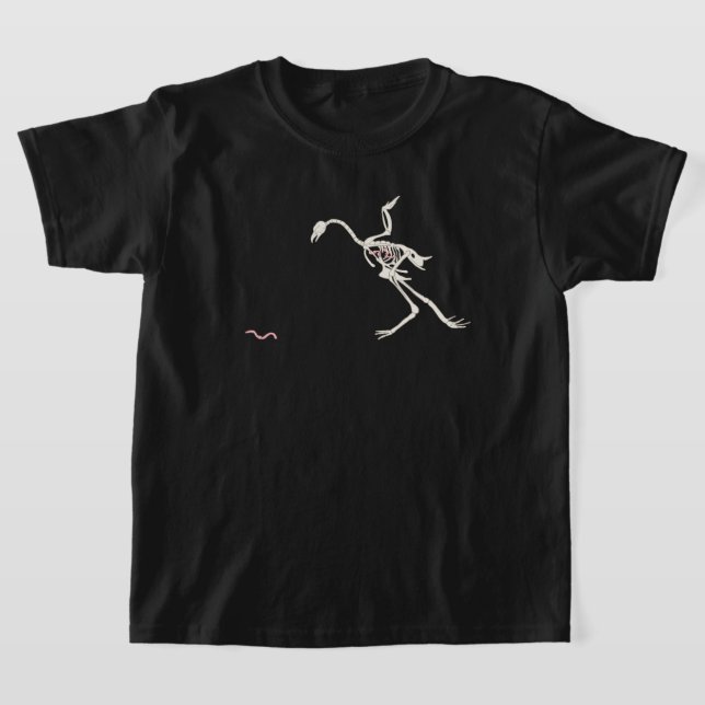 Camiseta Frango Esquelético Livre e Feliz (Postura )