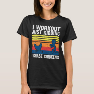 Camiseta Frango Eu Faço Besteira Só Eu Persigo Galinhas