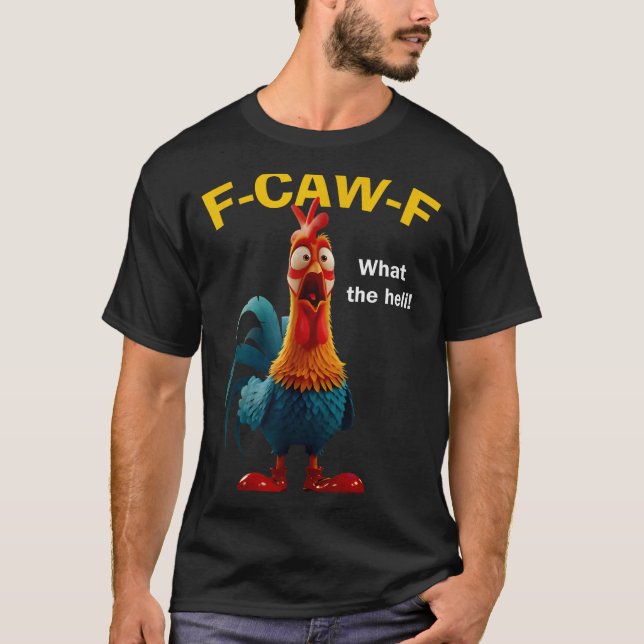 Camiseta Frango F-caw-f Qual O Heli F-caw-f  (Frente)