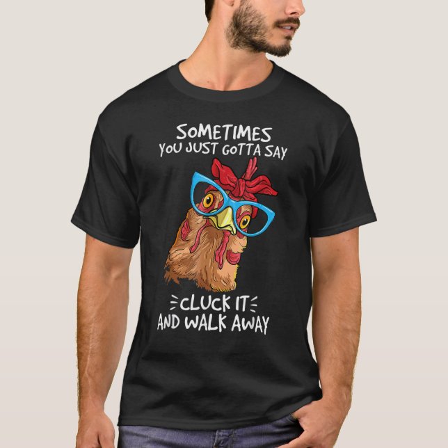 Camiseta Frango Fofo Às Vezes Você Só Precisa Dizer Cacarej (Frente)