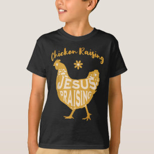Camiseta Frango Fofo Criação E Jesus Louvando Fé Grap