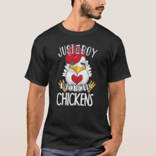 Camiseta Frango Fofo Gráfico Para Meninos Homens Crianças F
