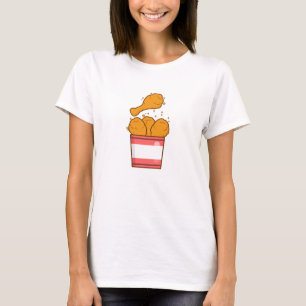 Camiseta Frango Frito Com Balde
