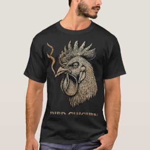 Camiseta Frango Frito Fumando Maconha Doidão
