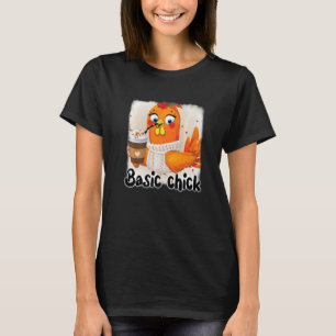 Camiseta Frango galinha galo cute fazenda queda ação de gra