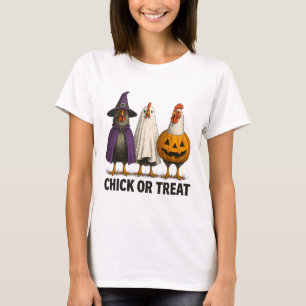 Camiseta Frango Galinha ou Guloseimas Fantasia Divertida de