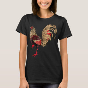 Camiseta Frango Galo Vermelho