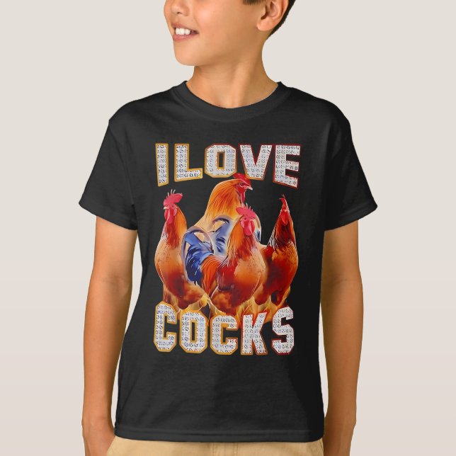 Camiseta Frango I Love S (Frente)